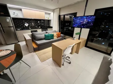 Flat com 1 Quarto à venda, 46m² no Setor Bueno, Goiânia