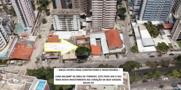 Lote/Terreno à venda, 480m² no Boa Viagem, Recife