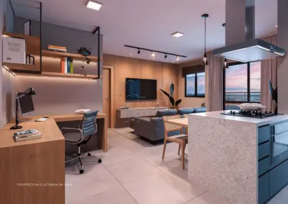 Apartamento com 1 Quarto à venda, 56m² no Jardim Olhos D´Água I, Ribeirão Preto
