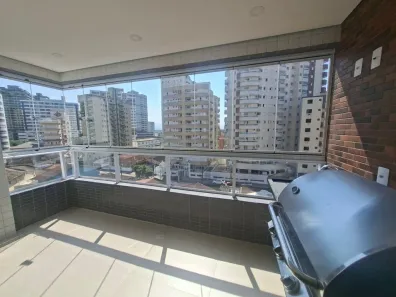 Apartamento com 1 Quarto para alugar, 50m² no Guilhermina, Praia Grande