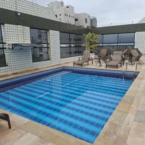 Apartamento com 3 Quartos para alugar, 110m² no Aparecida, Santos