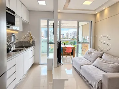 Apartamento com 1 Quarto para alugar, 37m² no Cidade Monções, São Paulo