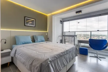 Apartamento com 1 Quarto para alugar, 25m² no Vila Clementino, São Paulo