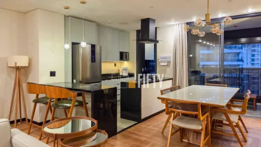Apartamento com 2 Quartos para alugar, 105m² no Jardim das Acácias, São Paulo