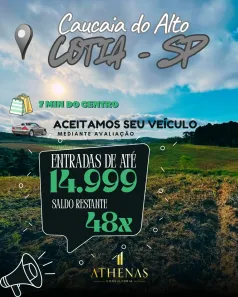 Lote/Terreno à venda, 500m² no Centro (Caucaia do Alto), Cotia