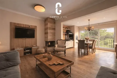Apartamento com 3 Quartos à venda, 101m² no V Inglesa, Campos do Jordão