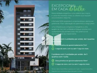 Apartamento com 3 Quartos à venda, 73m² no Coqueiral de Itaparica, Vila Velha