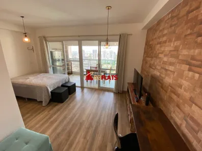 Apartamento com 1 Quarto para alugar, 33m² no Brooklin Paulista, São Paulo