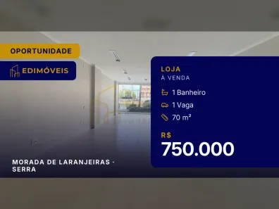 Ponto Comercial à venda, 70m² no Morada de Laranjeiras, Serra