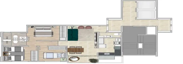 Apartamento com 3 Quartos à venda, 75m² no Santa Efigênia, Belo Horizonte