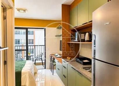 Apartamento com 1 Quarto para alugar, 25m² no Vila Cordeiro, São Paulo