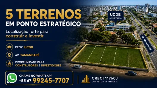 Lote/Terreno à venda, 625m² no Vila Nasser, Campo Grande