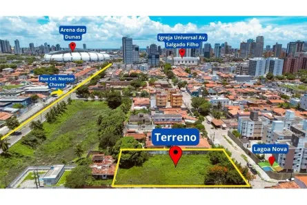 Lote/Terreno à venda, 2040m² no Lagoa Nova, Natal
