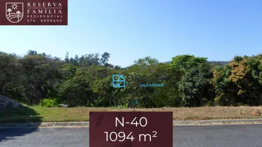 Lote/Terreno à venda, 1094m² no Recanto Santa Barbara, Jambeiro