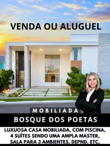 Casa de Condomínio com 4 Quartos para alugar, 350m² no Parque do Jiqui, Parnamirim