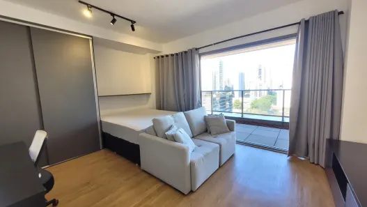 Apartamento com 1 Quarto para alugar, 45m² no Brooklin Paulista, São Paulo