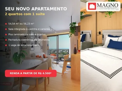 Apartamento com 2 Quartos à venda, 54m² no Aeroporto, Aracaju