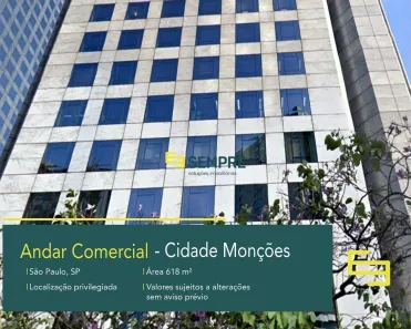 Imóvel Comercial para alugar, 618m² no Brooklin Paulista, São Paulo