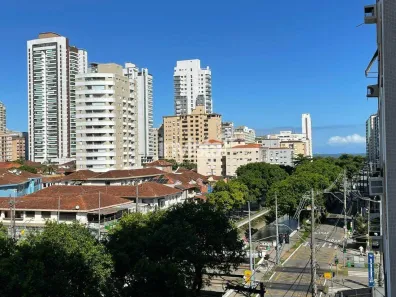 Apartamento com 3 Quartos para alugar, 132m² no Marapé, Santos