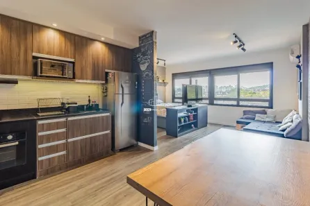 Apartamento com 1 Quarto para venda ou aluguel, 38m² no Jardim Carvalho, Porto Alegre