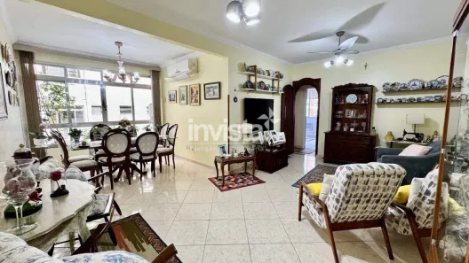 Apartamento com 3 Quartos à venda, 125m² no Ponta da Praia, Santos