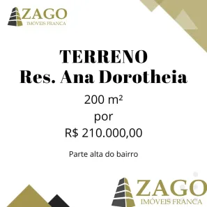 Lote/Terreno à venda, 200m² no Residencial Ana Dorothéa, Franca