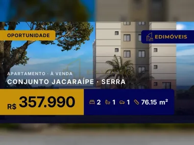 Apartamento com 2 Quartos à venda, 76m² no Conjunto Jacaraípe, Serra