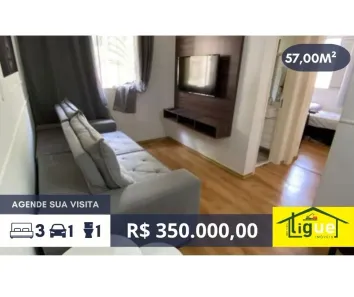 Apartamento com 3 Quartos à venda, 57m² no Cidade dos Bandeirantes, São Paulo