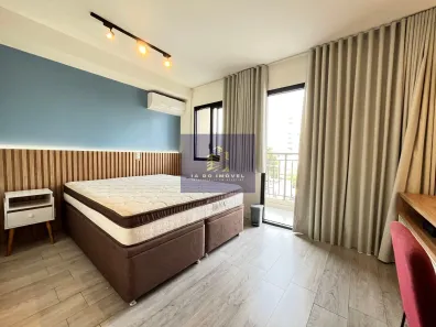 Apartamento com 1 Quarto para alugar, 27m² no Indianópolis, São Paulo