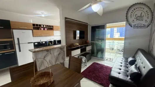 Apartamento com 1 Quarto para alugar, 45m² no Tupi, Praia Grande