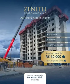 Apartamento com 2 Quartos à venda, 48m² no Aleixo, Manaus