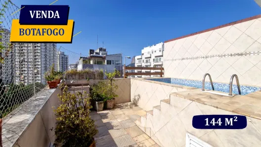 Cobertura com 2 Quartos à venda, 144m² no Botafogo, Rio de Janeiro