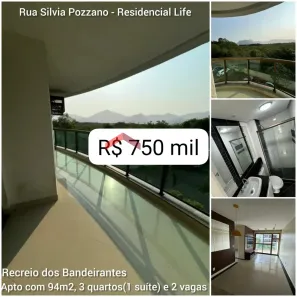 Apartamento com 3 Quartos à venda, 94m² no Recreio dos Bandeirantes, Rio de Janeiro