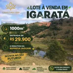 Lote/Terreno à venda, 1000m² no Centro, Igaratá