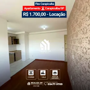 Apartamento com 2 Quartos para alugar, 45m² no Vila da Oportunidade, Carapicuíba