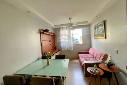 Apartamento com 2 Quartos para alugar, 43m² no Caji, Lauro de Freitas