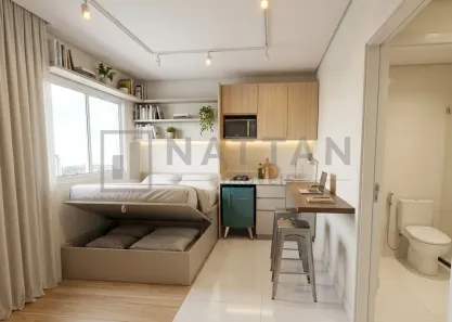 Apartamento com 1 Quarto para alugar, 17m² no Mooca, São Paulo
