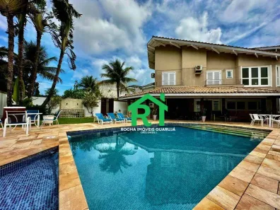 Casa de Condomínio com 5 Quartos à venda, 382m² no Jardim Acapulco, Guarujá