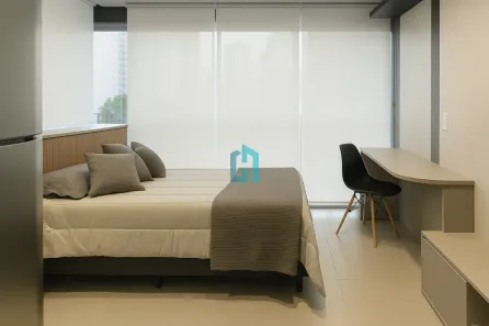Apartamento com 1 Quarto à venda, 23m² no Cerqueira César, São Paulo