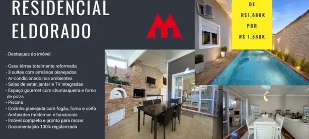Casa de Condomínio com 3 Quartos à venda, 150m² no Urbanova I, São José dos Campos