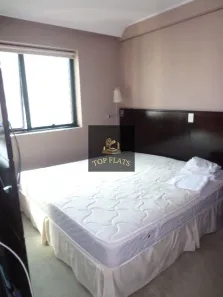 Flat com 1 Quarto para alugar, 30m² no Indianópolis, São Paulo