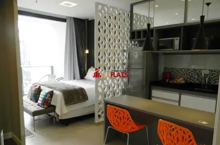Flat com 1 Quarto para alugar, 42m² no Vila Olímpia, São Paulo