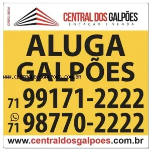 Galpão/Depósito/Armazém para alugar, 1800m² no Imbuí, Salvador