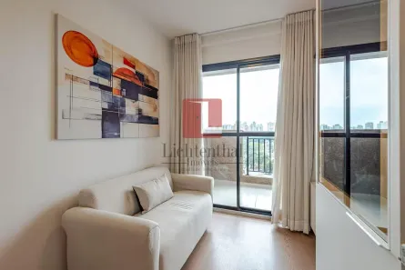 Apartamento com 1 Quarto para alugar, 30m² no Indianópolis, São Paulo