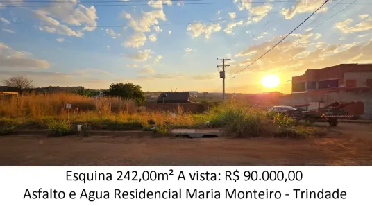 Lote/Terreno à venda, 242m² no Residencial Maria Monteiro, Trindade