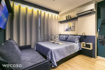 Apartamento com 1 Quarto para alugar, 35m² no Santo Amaro, São Paulo