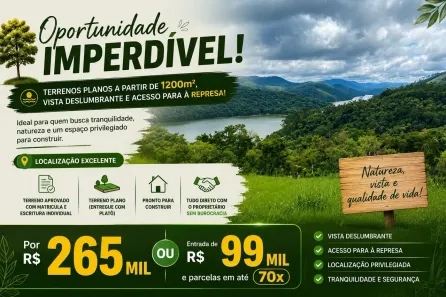 Lote/Terreno à venda, 1200m² no Centro, Nazaré Paulista