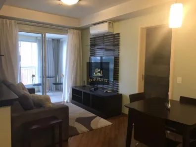 Flat com 1 Quarto para alugar, 46m² no Cidade Monções, São Paulo