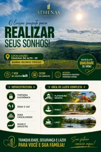 Lote/Terreno à venda, 500m² no Centro (Caucaia do Alto), Cotia