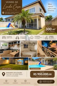 Casa com 4 Quartos à venda, 300m² no Buraquinho, Lauro de Freitas